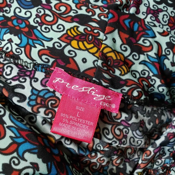 Prestige Edge Women's size Large Multicolor Long Midi Skirt - Gently Used - Picture 5 of 5